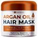 BELLISSO Moroccan Argan Oil Hair Mask - Deep Moisturizing Conditioner Treatment for Damaged Dry Hair - Hydrating Product  Split End Moisturizer