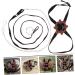 FOMIYES Turtle Leash Turtle Toys for Aquatic Turtles Turtle Harness Strap Small Pets Training Animals Harness Strap Live Turtle Tortoise Chest Collar Rope Leather Accessories Outdoor 120X0.8X0.2cm Black - Buy Online on SooperMarket.com