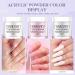 Saviland Acrylic Nail Kit for Beginners - 15g Clear/White/Pink Powder and Liquid Set with Nail Brush, Forms, and Dappen Dish - Easy to Use Starter Kit for Home DIY - Buy Online on SooperMarket.com