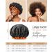Kids Small Black Shower Cap | Double Layers Waterproof Bathing Hair Cap | Reusable & Comfortable | Non-fading & Stretchy Shower Hat | Pack of 1 Black + Orange - Buy Online on SooperMarket.com