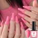 Pink Gel Nail Polish Nail Varnish Set 3 Colors Nude Peach Light Pink Coral Gel Nail Polishes Sets Natural Pale Pink Hot Pink Soak off UV/LED Gel for Christmas DIY Manicure Home Salon Nail Art - Buy Online on SooperMarket.com