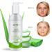 ASYBO Aloe Vera Gel 250ml - 100% Natural Pure Hydrating Moisturizer for Face, Soothing and Moisturizing, After Sun Care, Reduce Acne, Repair Scars - Ideal for All Skin Types - Buy Online on SooperMarket.com
