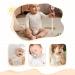 Symbolife Boho Handmade Pacifier Clip for Boys Girls | Braided Baby Holder Leash with Wooden Clips | Unisex Baby Shower Gift - Pattern 2 - Buy Online on SooperMarket.com