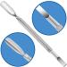 Stainless Steel Cuticle Pusher & Cutter Set - Nail Polish Remover, Gel Polish Peeler & Scraper - Manicure/Pedicure Tool Kit for Fingernail/Toenail Care - Buy Online on SooperMarket.com