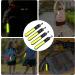 Sylanda LED Flashing Lights for School Bags | 4-Piece Waterproof Reflector Set | Safety Lights for Kids' Backpacks | Ideal for Hiking & Jogging - Yellow - Buy Online on SooperMarket.com