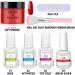 Lofuanna Dip Powder Nail Kit Starter-Red Nail Dipping Powder with Base&Top Coat&Activator&Brush Saver No UV/LED Needed DIY French Nail Art Manicure Easy to Apply for Home or Salon Use 015 - Buy Online on SooperMarket.com