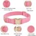 YUDOTE Ultra-Soft Dog Collar for Small Dogs | Natural Cotton Cord Sensitive Skin Pink S (1 Pack) - Ideal for International Shipping - Buy Online on SooperMarket.com