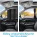 ZATOOTO Magnetic Car Side Window Sunshade Set - 4PCS Black | UV Protection & Privacy Curtains for Baby | Blackout Car Window Shade - Buy Online on SooperMarket.com