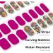 NAILOG Semi Cured Gel Nail Strips 34 pcs Salon-Quality Gel Nail Stickers Long Lasting Nail Wraps for Women with Soft Gel Finish Retro Jungle - Buy Online on SooperMarket.com