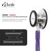 eSteth Classic Stethoscope Lightweight Sensitive Chest Piece for Heart & Lung Sounds - Flexible Tubing Extra Ear Tips Non-Chill Ring - 32" Purple - International Shipping Available - Buy Online on SooperMarket.com
