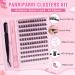 Parriparri DIY Lash Extension Kit - 120Pcs Individual Lashes with Bond and Seal | Cluster Lashes Applicator | Volume Eyelash Extensions Kit for False Eyelashes DIY at Home (8-16MM MIX) - Buy Online on SooperMarket.com