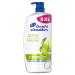 Head & Shoulders Apple Fresh Anti Dandruff Shampoo 1000ml Up to 100% Flake Free Clinically Proven For Any Hair and Scalp Type For Daily use Clean Feeling XXL Apple Shampoo