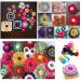 8pcs Frame Loom Kit with 4 Pom Pom Maker & Knitting Wool - Round/Square Looms Craft Kit - Instructions Included - Buy Online on SooperMarket.com