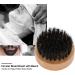 Beech Wood Beard Brush Boar Bristles Brush Sweep Hair Brush Face Care Cleaning Grooming Tool - Buy Online on SooperMarket.com
