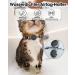 Simplethings Waterproof AirTag Dog Collar | Anti-Loss Silicone Cover for Cats & Dogs | Compatible with Apple AirTag | Pink & Purple S-12mm - Buy Online on SooperMarket.com