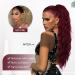 PORSMEER 28 Wine Red Beach Wave Ponytail Extension for Women - Buy Online on SooperMarket.com