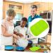 MAGICLULU 1pc Easter Egg Cake Mold Silicone Egg Molds Easter Candle Cake Mould Home DIY Baking Silicone Fondant Silcone Molds Candy Molds Biscuits Mold Muffin 3D Silica Gel Decorations 26.5X16.5CM Green - Buy Online on SooperMarket.com