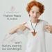 Mommy's Touch Shark Tooth Silicone Teething Necklaces - 3-Pack for Special Needs Kids - Black, White & Wood Design - Buy Online on SooperMarket.com