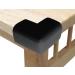 KidKusion 4-Piece Safety Corner Cushion - Black - Made in USA - Child Safety Corner Guard for Home Furniture - Baby Proof Table Protector - 4 Pack - Buy Online on SooperMarket.com
