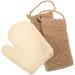 ABOOFAN 3 Sets Sisal Bath Set Exfoliating Bath Scrubbers Dead Skin Removers Gloves Loofahs Pouf Gloves Body Scrub Towel Korean Washcloth Exfoliate for Body South Korea Jute Man Frosted - Buy Online on SooperMarket.com