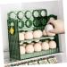 OSALADI Egg Storage Box Storage Boxes Plastic Cilantro Containers for Refrigerator Egg Holder Container Box Green 26X20X10CM - Buy Online on SooperMarket.com