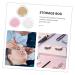 3 Pcs Eyelash Storage Boxes - Portable False Eyelash Case with Glue | Travel Makeup Organizer for Individual Lashes - Buy Online on SooperMarket.com