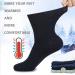 Thickened Bamboo Diabetic Socks for Men & Women - Non-Binding Extreme Wide Design - Medium Black - Buy Online on SooperMarket.com