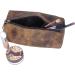 KomalC Leather Zip-Lock Cosmetic Makeup Pouch Bag Pen Pencil Case - SALE | Shop Now! - Buy Online on SooperMarket.com