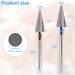 Diesisa 2 Pack Nail Drill Bits for Acrylic Nails - 3/32 Shank, Professional Electric Bits for Home Salon, Fine+Medium, Nib - Buy Online on SooperMarket.com
