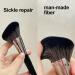 Worparsen Face Contour Brush Convenient Soft Synthetic Hair Portable Face Cheek Overall Setting Make Up Brush for Salon C - Buy Online on SooperMarket.com