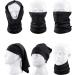 4-Piece Thin Breathable Neck Gaiter Face Scarf Mask for Dust and Sun Protection - Windproof - Buy Online on SooperMarket.com