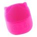 Toseky Face Exfoliator Scrubber | Penguin Shape Vibrating Face Scrub Brush - Rechargeable Wash Brush for Deep Cleaning Skin Waterproof Skin Care Face Brushes Red