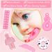 Sensory Chew Necklace Set - 5 Pink Teether Chew Toys for Autistic Children | Anxiety & Biting Relief | Food Grade Silicone Teether for Teething & Oral Motor Needs - Buy Online on SooperMarket.com