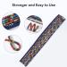Spiral Lock Hair Tie Dreadlock Accessory | Bendable Hair Ties for Women and Men | 25 Inch Colorful Curly Hair Holder | Storage Bags Included (Blue) - Buy Online on SooperMarket.com