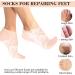 LINXINS 2 Pairs Pedicure Silicone Socks & Gloves Silicone Socks for Cracked Feet Women Foot SPA Pedicure Silicone Socks for Repairing Dry Feet Cracked Heels and Softening Rough Skin - Buy Online on SooperMarket.com