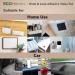 ECOHomes Hook and Loop Tape Set | Interlocking Fasteners for Sewing, Mounting & Fastening | Includes 1 Roll, 8 Strips, 220 Self Adhesive Dots | Black Fabric Tape - Buy Online on SooperMarket.com