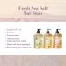 A LA MAISON Liquid Hand Soap Variety Pack - Yuzu Lime, Provence Lemon, Heirloom Peach - Natural Moisturizing Soap (3 Pack 16.9 oz) - Buy Online on SooperMarket.com