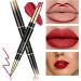 Waterproof Matte Lip Liner Pencil - Long-Lasting Makeup Cosmetics (#02) - Buy Online on SooperMarket.com