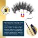 DUXEC Magnetic Eyelashes with Eyeliner Kit - 7 Reusable 3D Natural Look Pairs | Waterproof, Easy to Wear, No Glue Needed | Includes Tweezers (Pack of 1) - Buy Online on SooperMarket.com