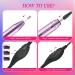 MelodyBetty Electric Nail Drill - Professional Acrylic Nail Machine for Gel & Acrylic Nails | Portable USB Nail File Efile Set with Iridescent Bits - Buy Online on SooperMarket.com