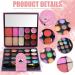 PhantomSky 32-Color Eyeshadow Palette Contouring Kit with Lipgloss, Blusher, and Concealer #4 - Ideal for Professional & Daily Makeup - Buy Online on SooperMarket.com