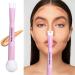 BS-MALL U-Shaped Nose Contour Makeup Brush - 2-in-1 Tool for Sculpting & Defining Features | Enhance Your Face's Natural Curves - Buy Online on SooperMarket.com