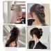 Silver Star Metal Hair Claw Clip - Stylish Hair Barrette for Women and Girls - Buy Online on SooperMarket.com