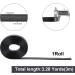 GORGECRAFT 118 Double Sided Leather Straps | 0.8 Wide Flat Cord for DIY Bag Straps & Furniture Handles - Black - Buy Online on SooperMarket.com