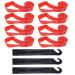 Kasteco 8 Pack Bicycle Rim Strip Rim Tape with 3 Pack Bicycle Tire Lever,26 Inch or 700C