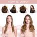 Remy Clip in Human Hair Extensions (#02 Dark Brown 14"-45 grams) One Piece Real Hair Extension Clip in 3/4 Full Head - Buy Online on SooperMarket.com