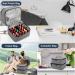 Movstriker Nail Polish Organiser Bag Double Layer Nail Varnish Storage Holds 30 Bottles and A Nail Lamp Traveling Nail Polish Storage Case Portable Nail Lipstick Beauty Tools Box(Grey) - Buy Online on SooperMarket.com