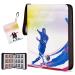 GHIUAN Cards Binder for Football Cards Soccer Card Binder 9 Pocket Trading Cards Collector Album with 720 Pocket Holder Storage Display Case with Sleeves Soccer Card 720 Pockets Football Type 2