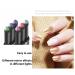 6pcs Double Head Air Cushion Pen & 12 Colors Chrome Nail Powder Kit - Holographic Mirror Effect Nail Polish | Acrylic Nail Powder - Buy Online on SooperMarket.com