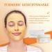 Face Mask - Turmeric Vitamin C Mask - Clay Mask Face for Cleanses Acne and Dark Spots Pores Reducing Face Masks Beauty 120 g - Buy Online on SooperMarket.com